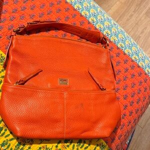 Dooney & Bourke Vibrant Orange Shoulder Bag